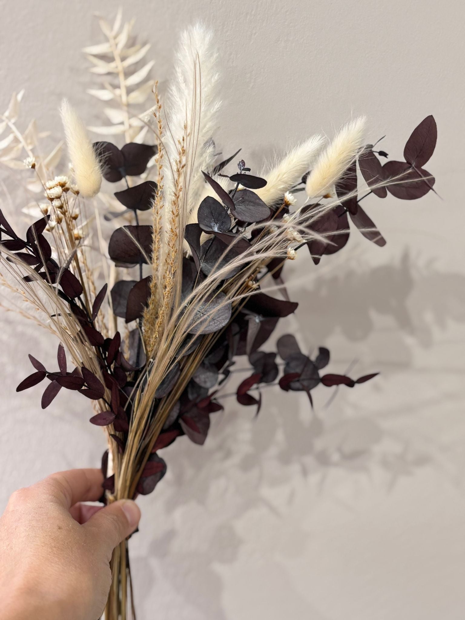 Trockenblumen Strauß Eukalyptus beigei Outlet