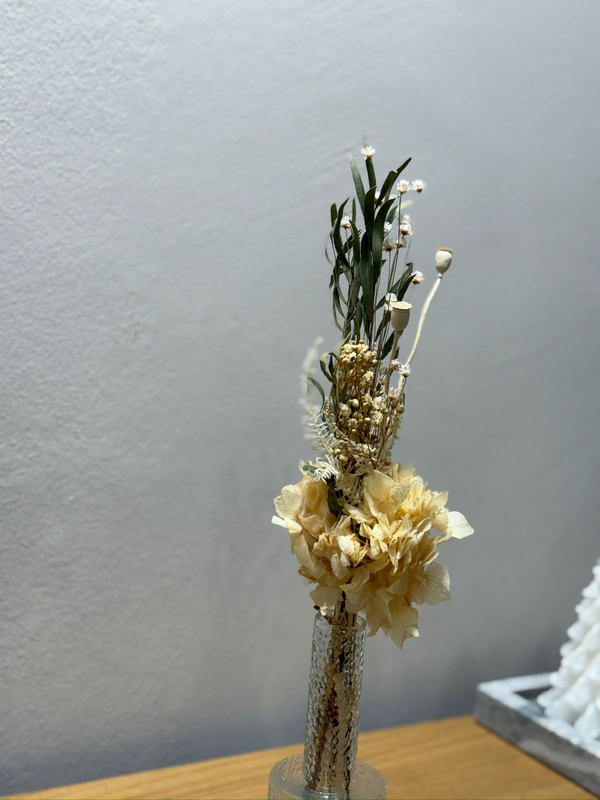 Trockenblumen Mini Strauß Eukalyptus Nicoly Hortensie - Outlet