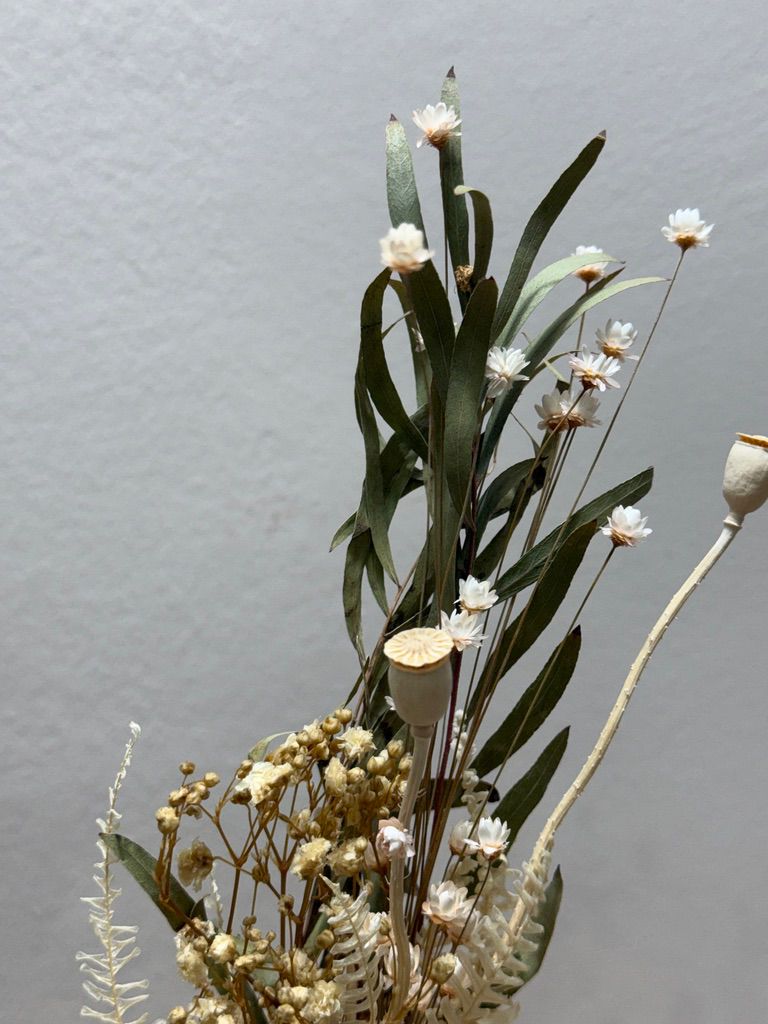 Trockenblumen Mini Strauß Eukalyptus Nicoly Hortensie - Outlet