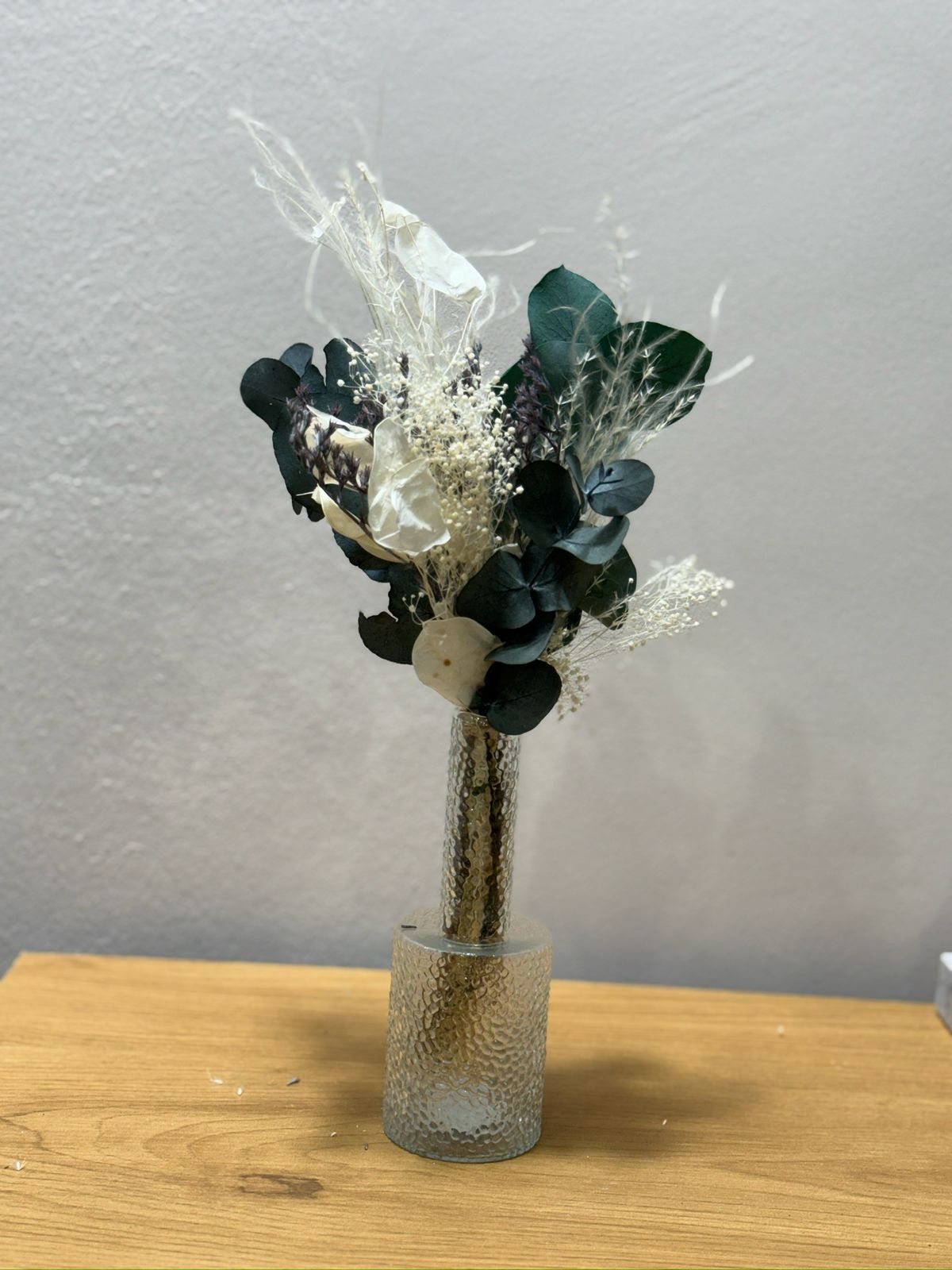 Trockenblumen Mini Strauß Eukalyptus Lunaria - Outlet