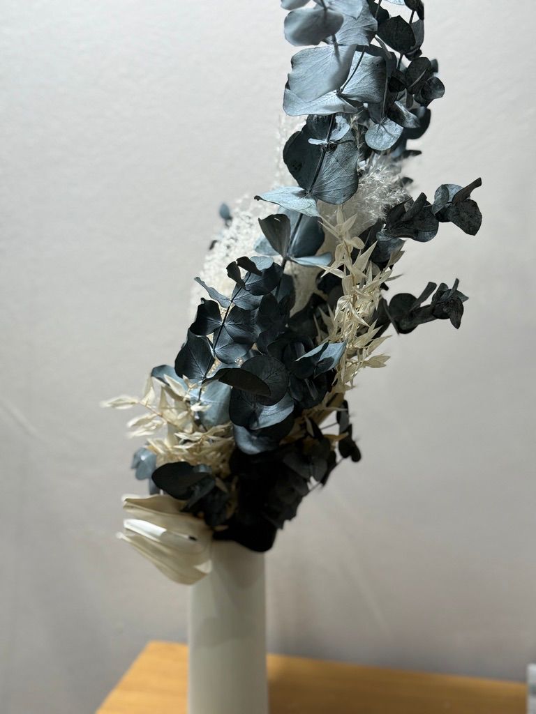 Trockenblumen Strauß Eukalyptus Pampasgras Palmblatt - Outlet