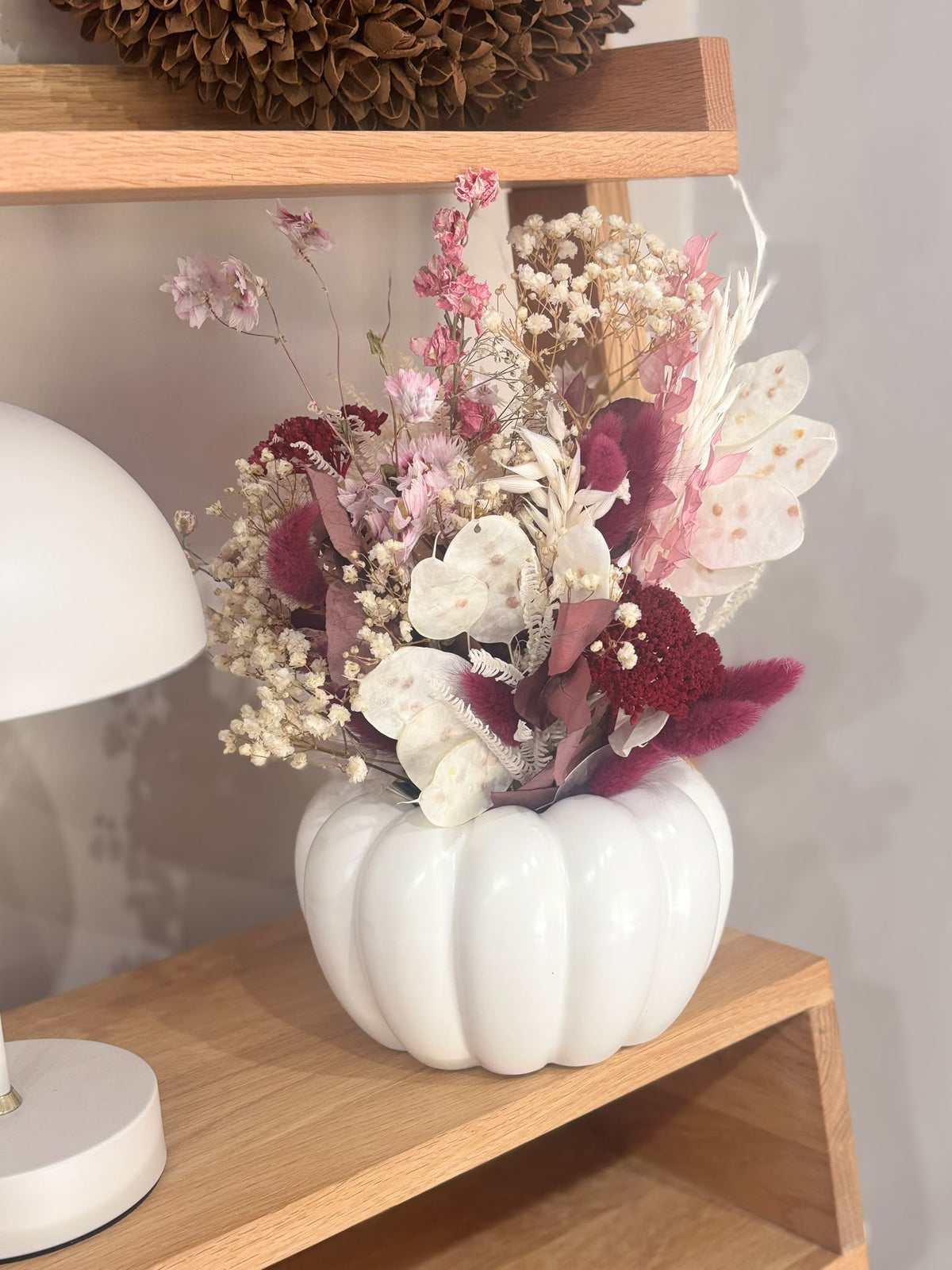 Baby Boo Trockenblumengesteck inkl. Vase