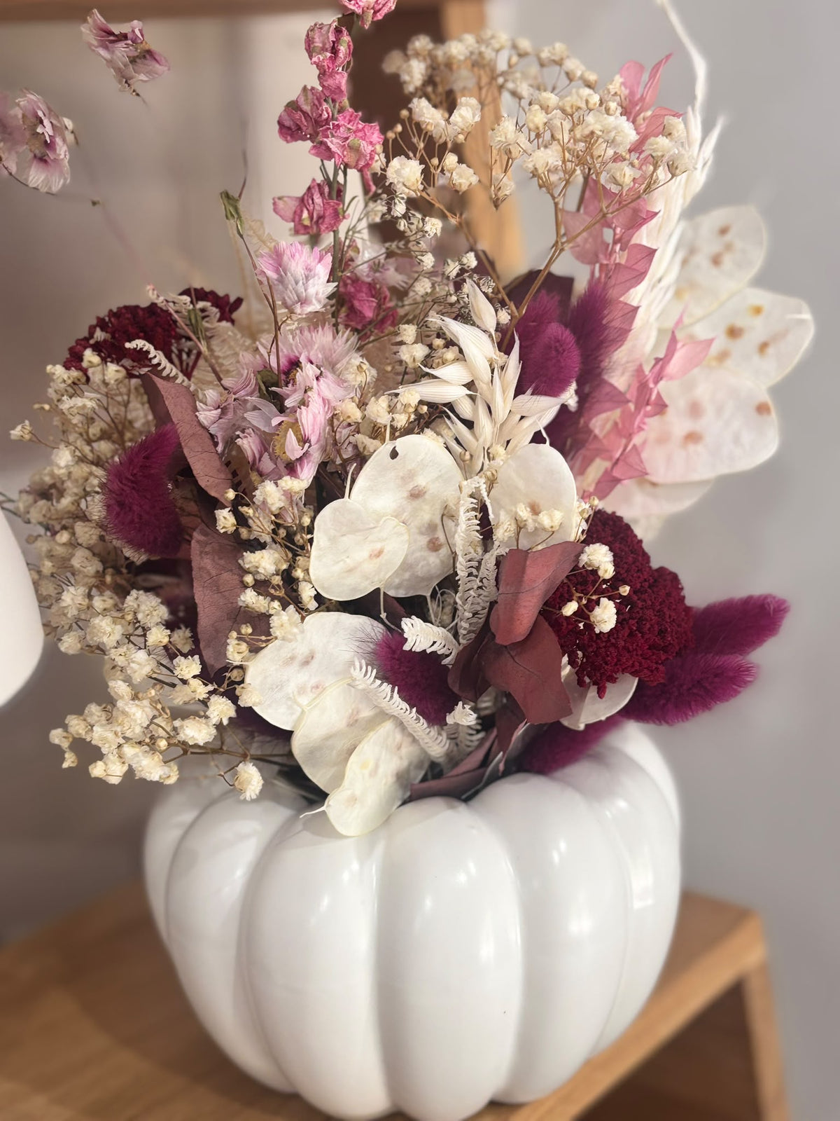 Baby Boo Trockenblumengesteck inkl. Vase