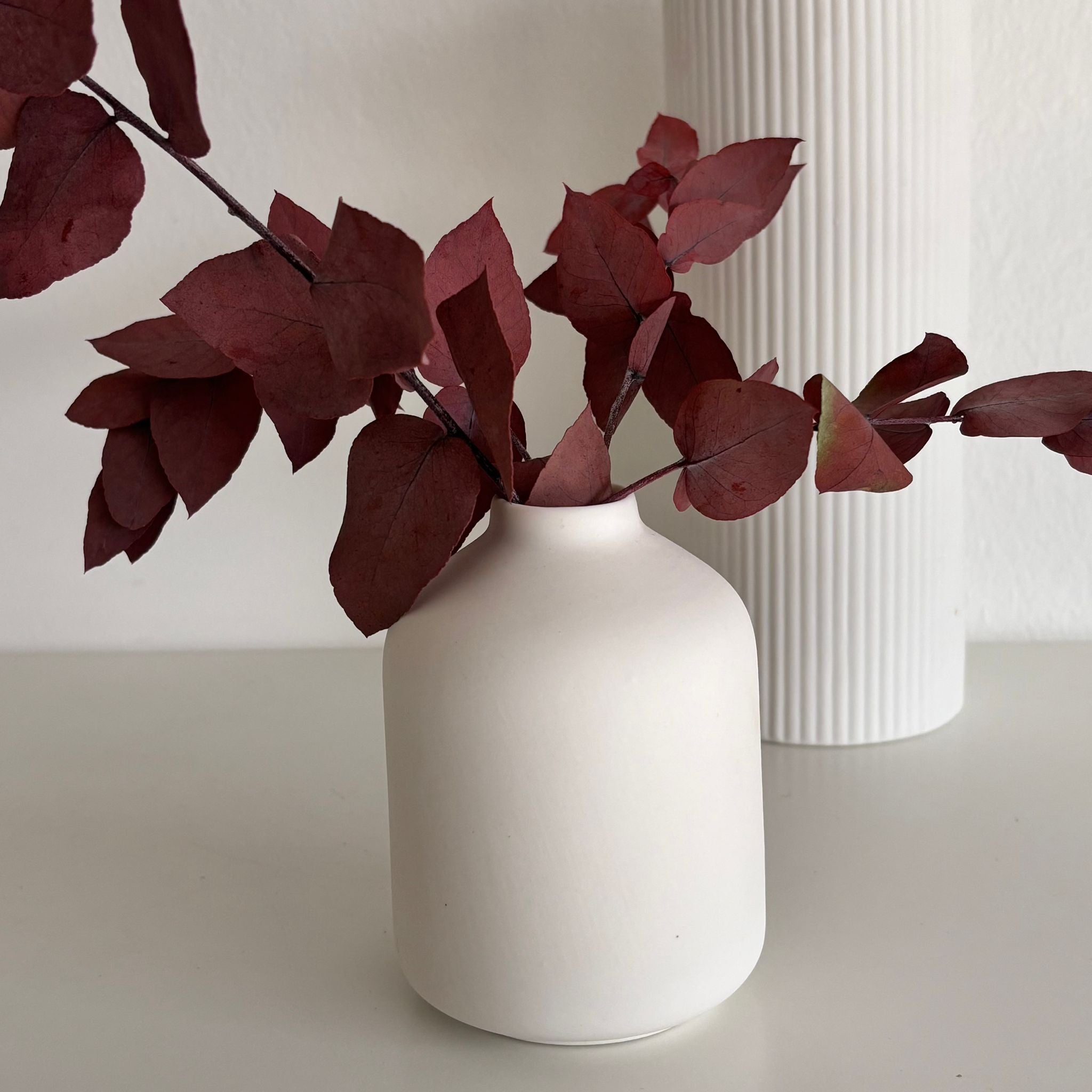 Mini Vase Sova - matt weiß