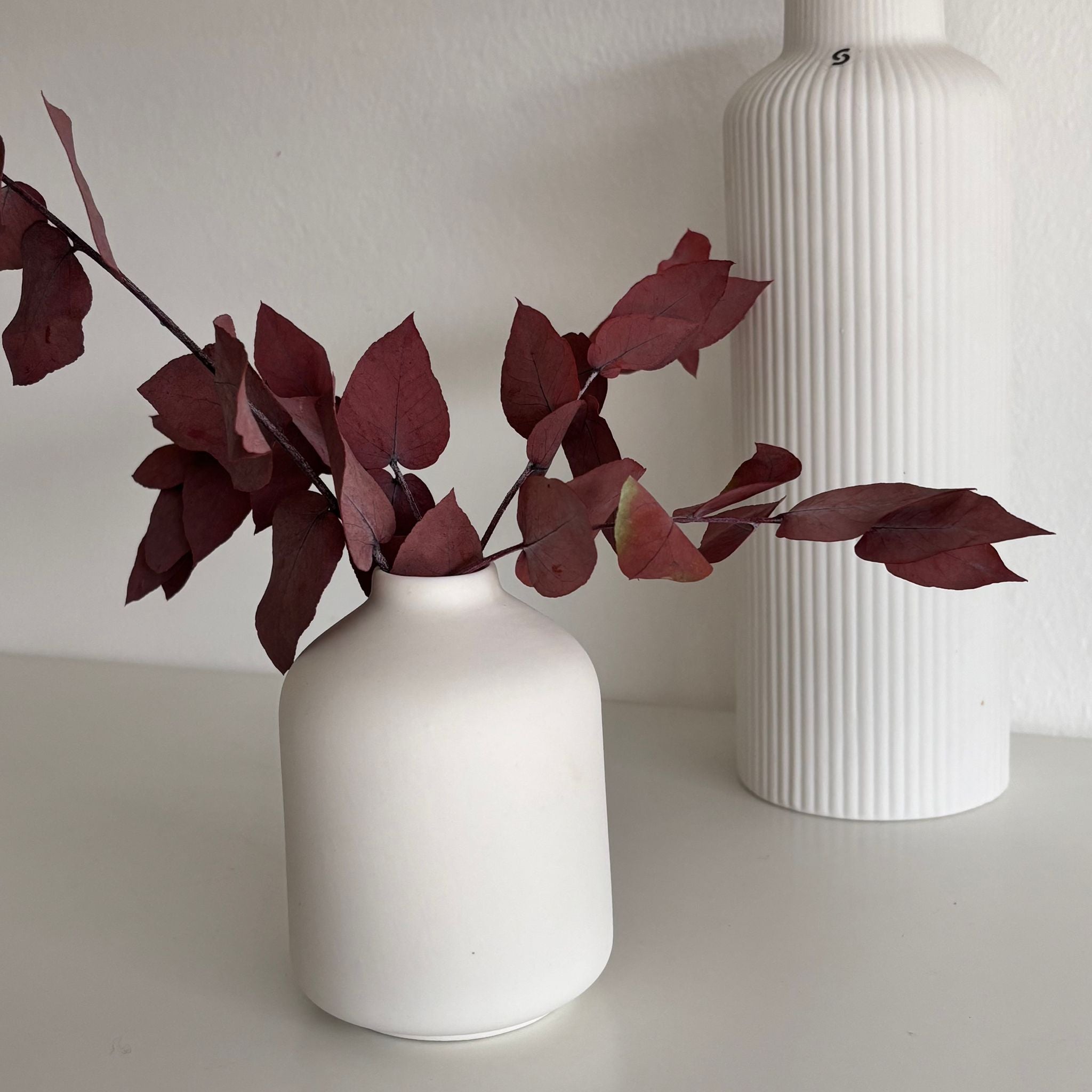 Mini Vase Sova - matt weiß