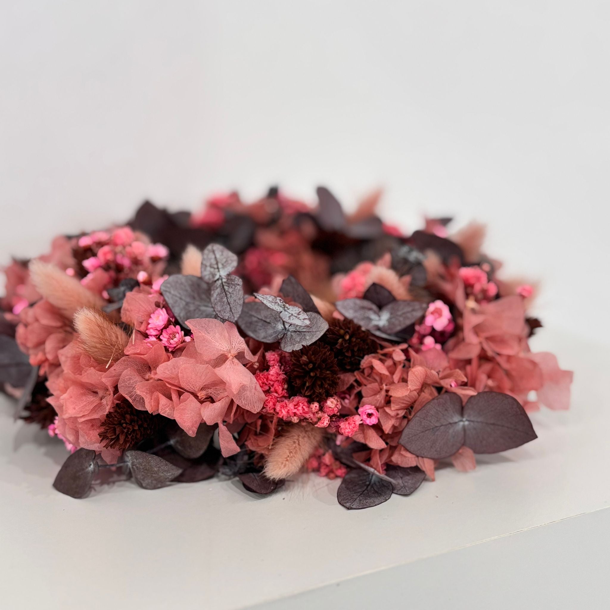 Dried flower wreath Touch of Pink Mini