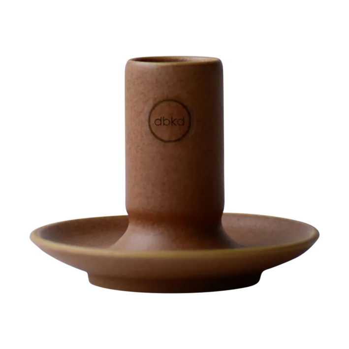 Kleiner Kerzenhalter Made  – terracotta - Lykke&You GmbH