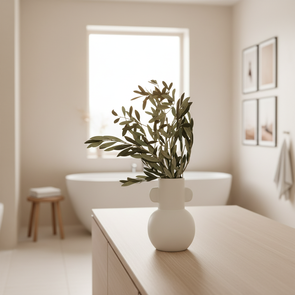 Konservierte Olivenzweige grün aus Italien