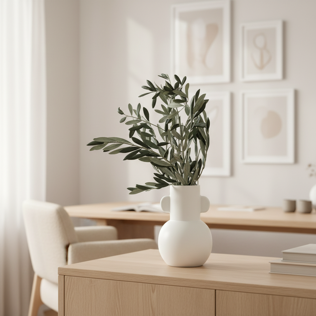 Konservierte Olivenzweige grün aus Italien