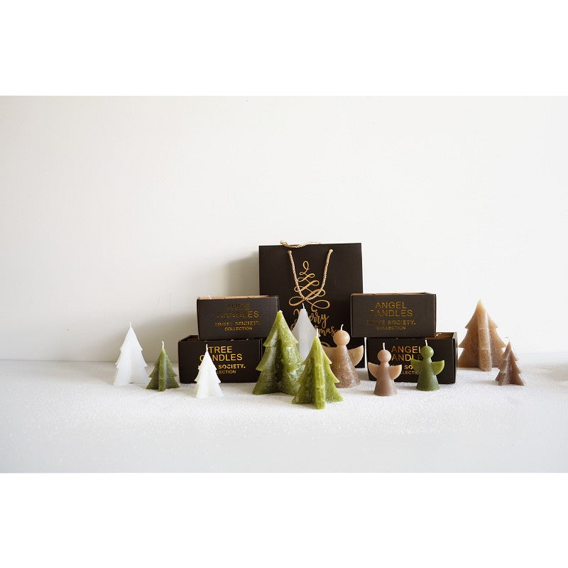 Deko-Kerze Baum S Gold 6 Stück - Lykke&You GmbH