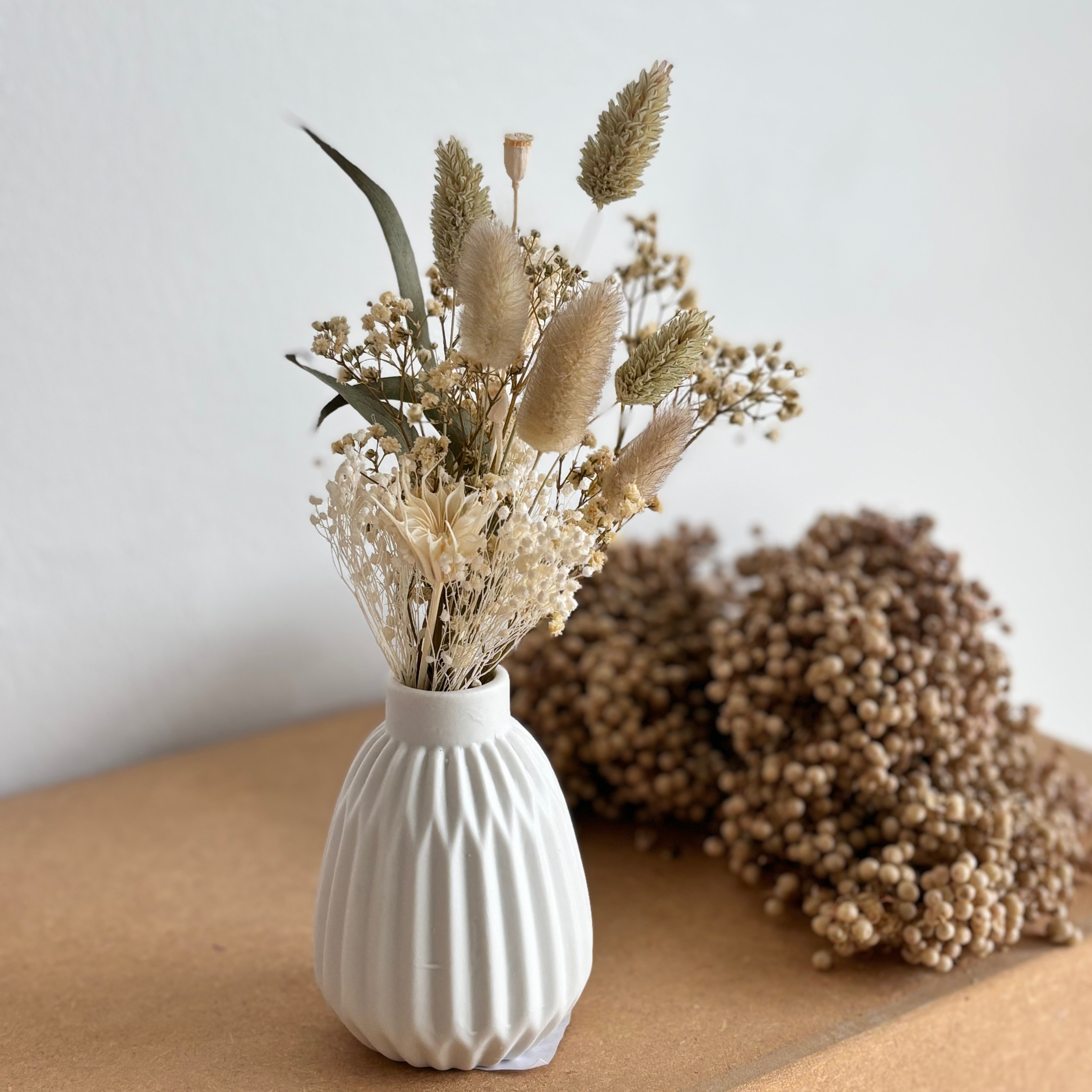 Dean&David: Kombination Vase und Trockenblumenstrauß - Lykke&You GmbH