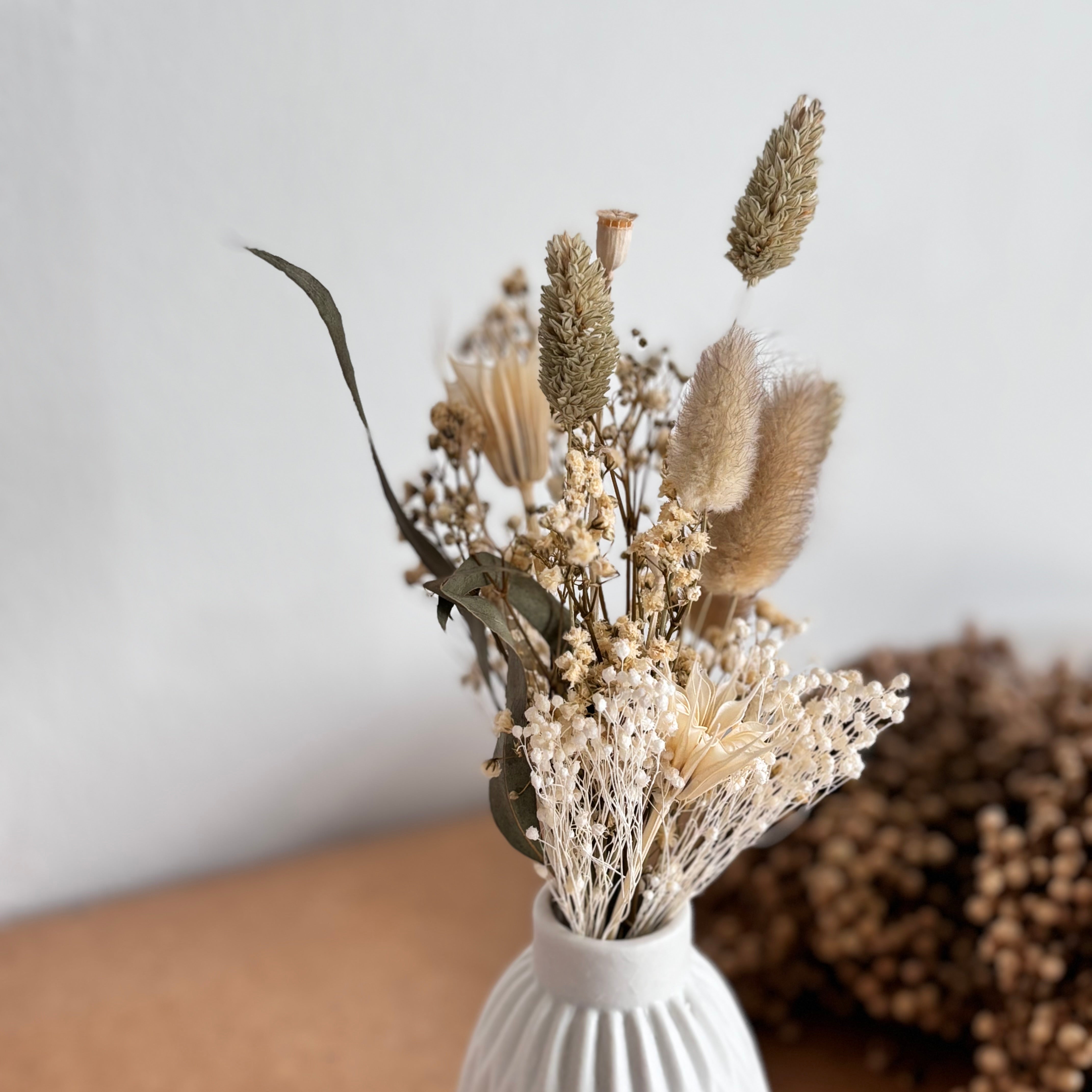 Dean&David: Kombination Vase und Trockenblumenstrauß - Lykke&You GmbH