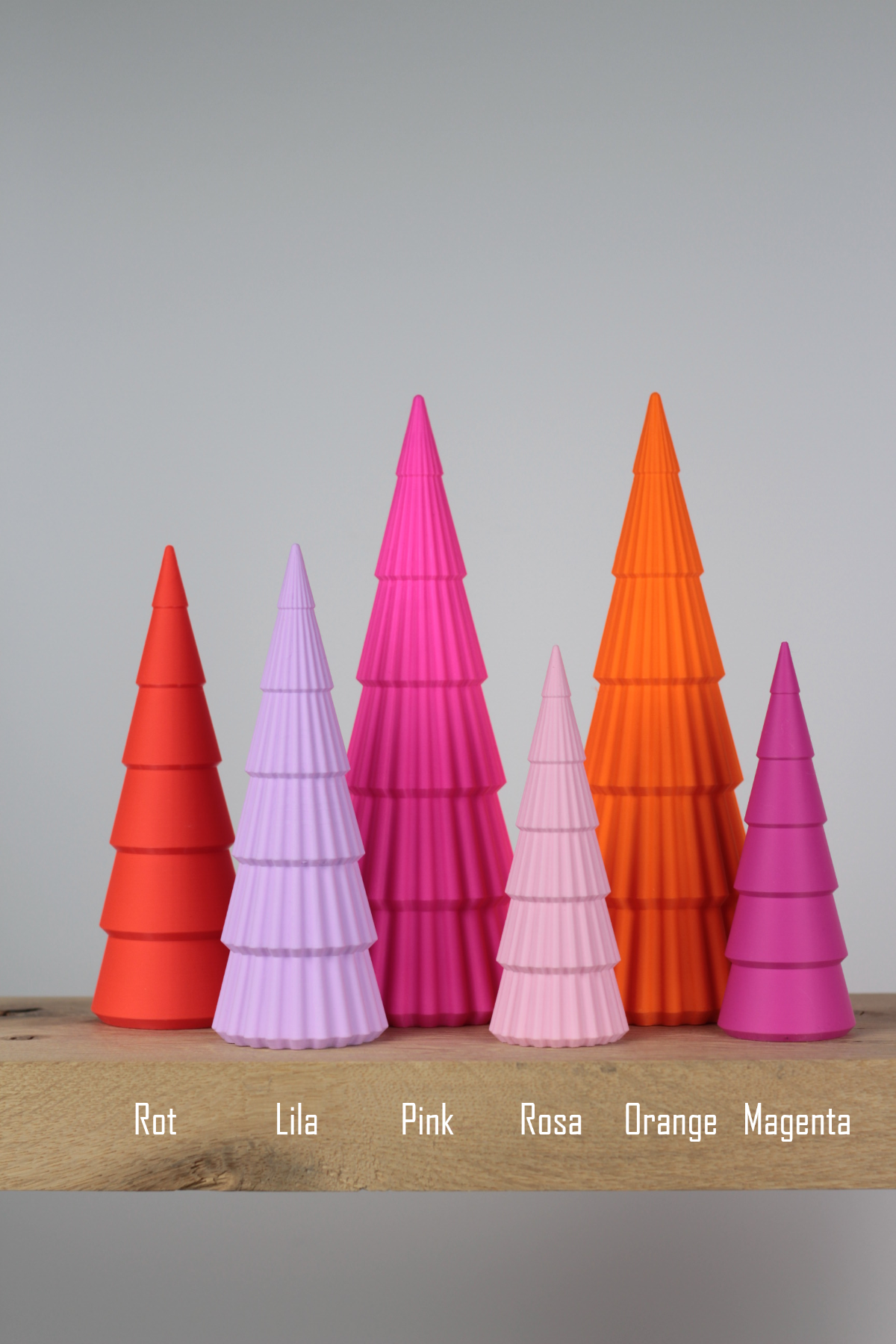 Aufsteller - Tannenbaum geriffelt 3D Druck