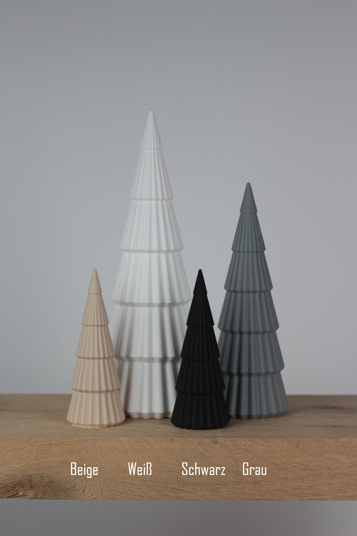 Aufsteller - Tannenbaum geriffelt 3D Druck