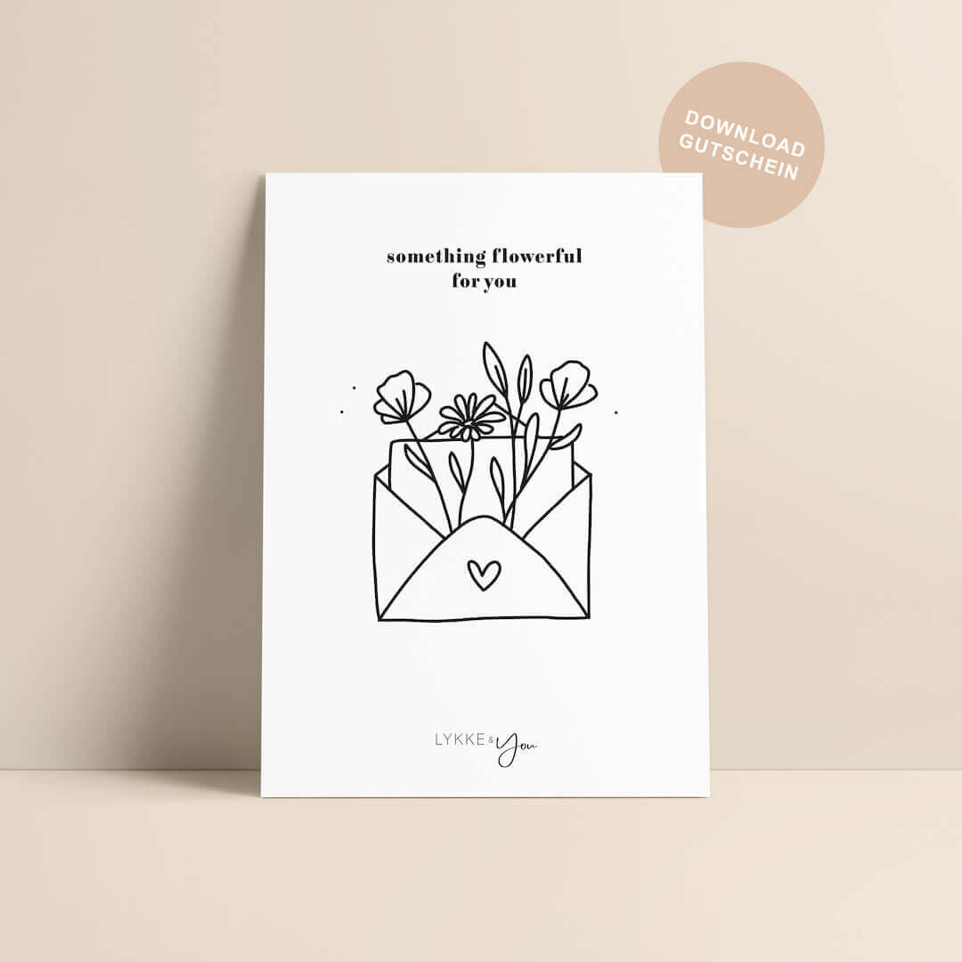 Geschenkgutschein für Trockenblumen