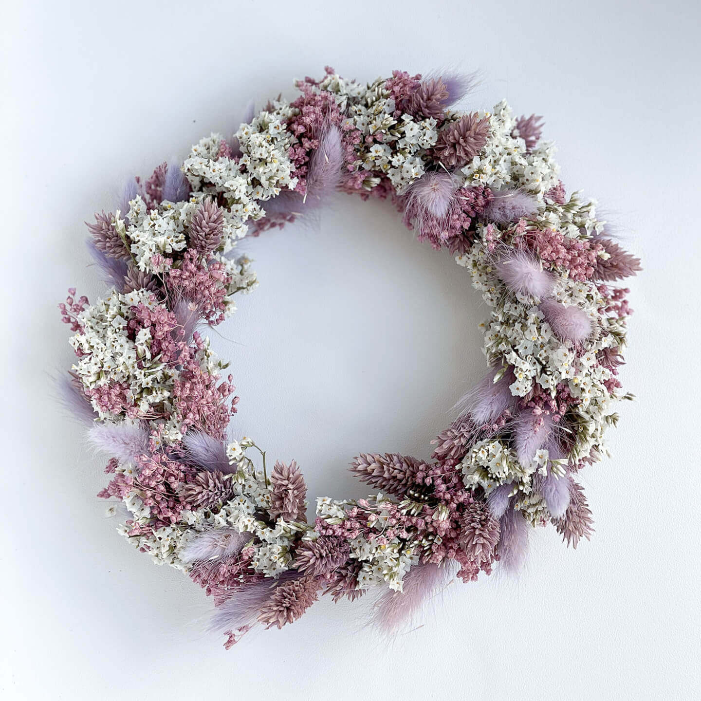 Adventskranz Trockenblumen klein in verschieden Varianten - DIY