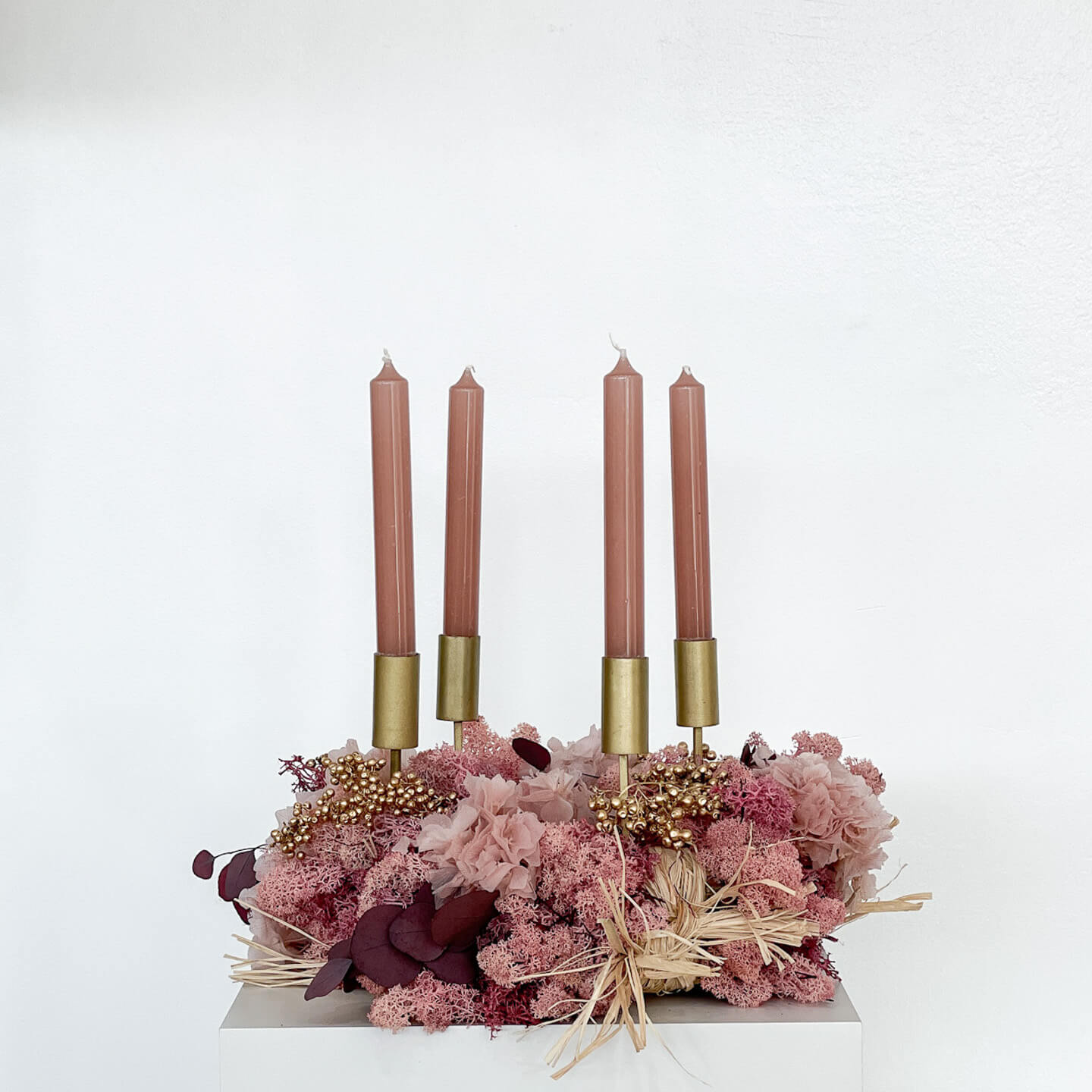 Adventskranz Trockenblumen Signature | ca 40 cm - Kränze