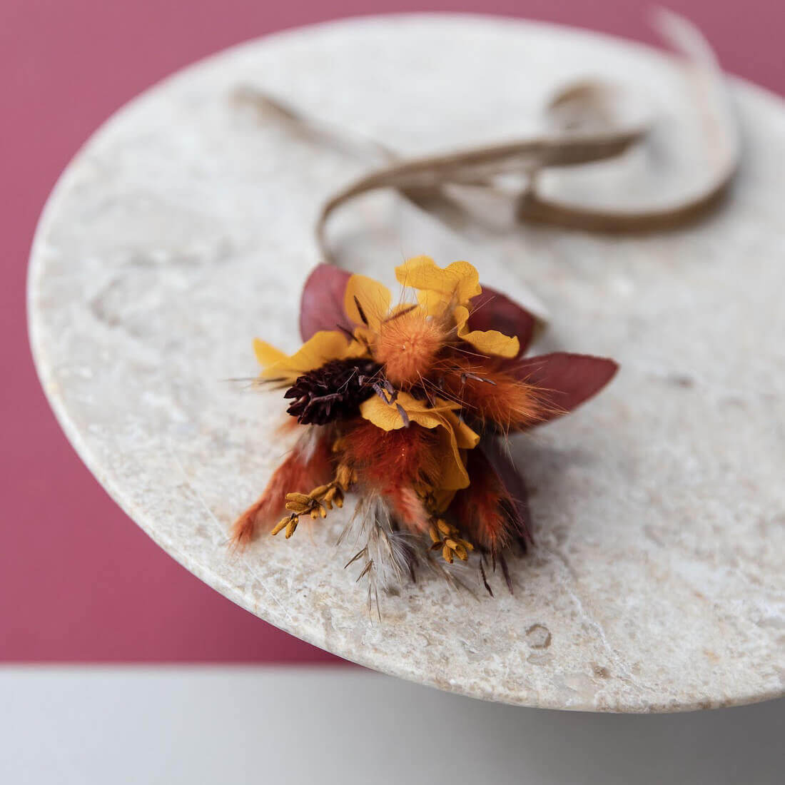 Indian Summer: Bracelet dried flowers