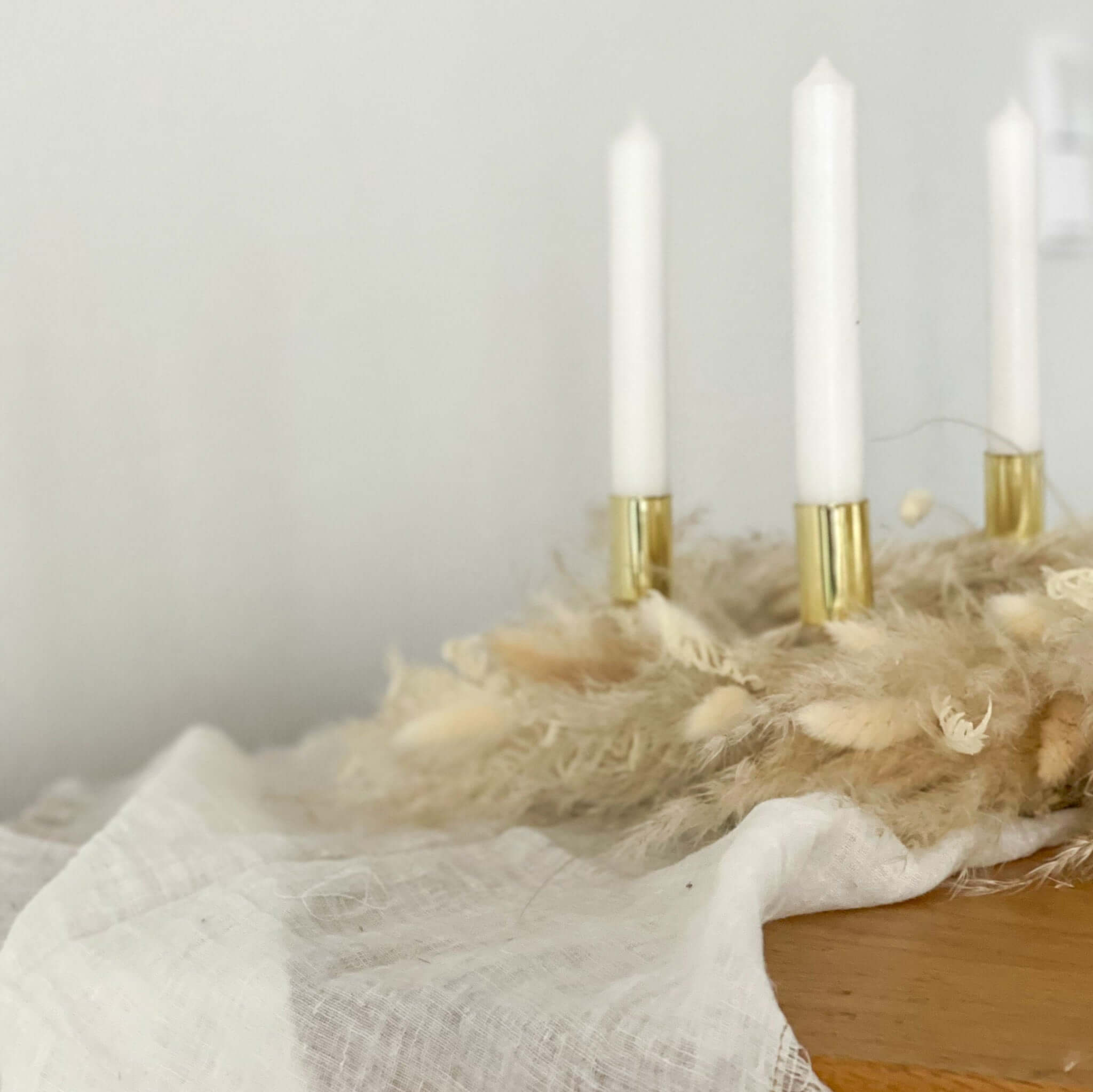 Adventskranz Trockenblumen "Pampasgras Small" - Lykke&You GmbH