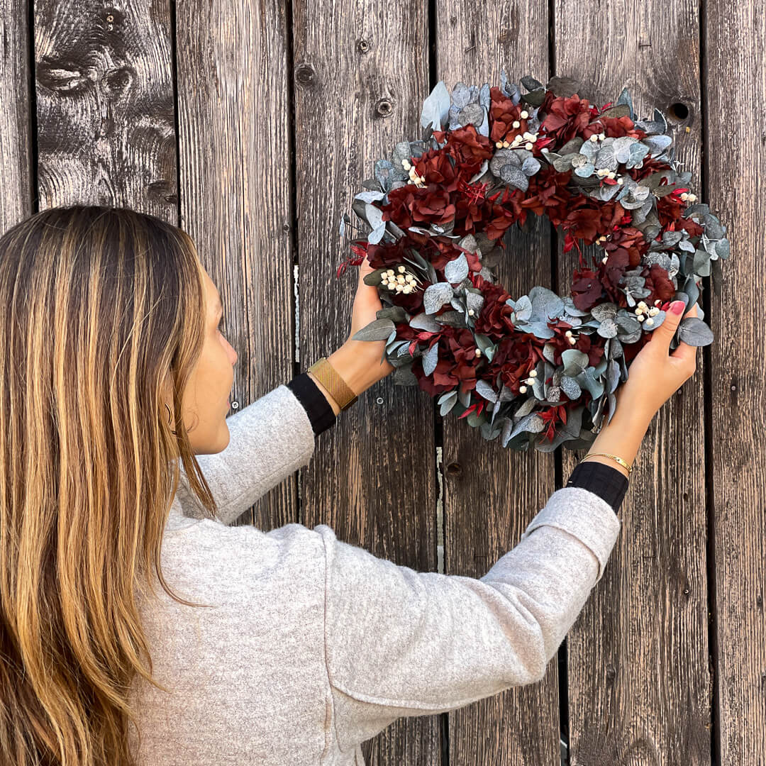 Adventskranz Trockenblumen klassisch - Lykke&You GmbH