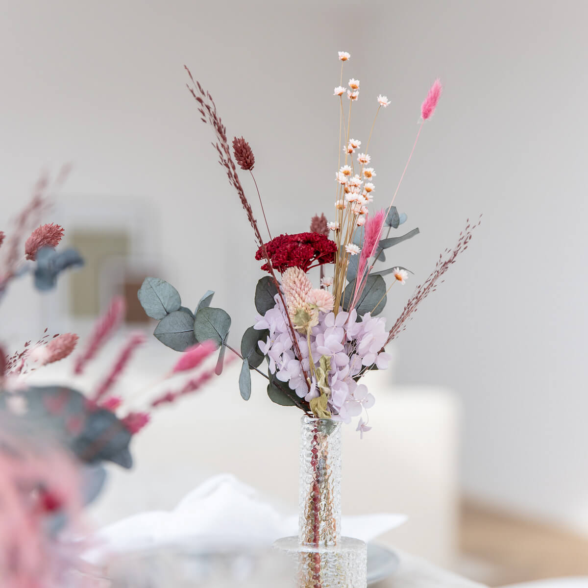 Trockenblumenstrauß Tischdeko Berry - Lykke&You GmbH
