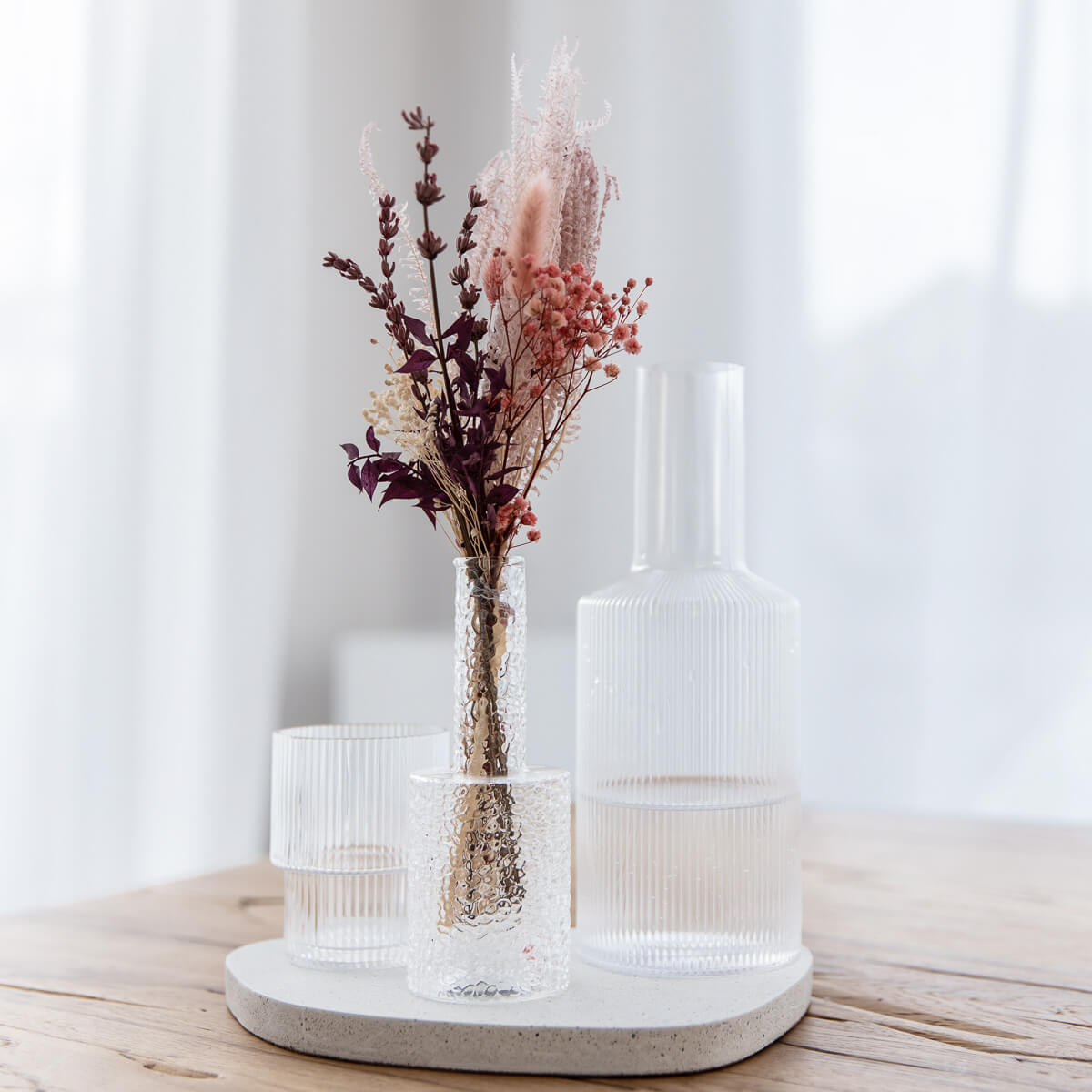 Flamazing: Trockenblumenstrauß Mini rosa - Lykke&You GmbH