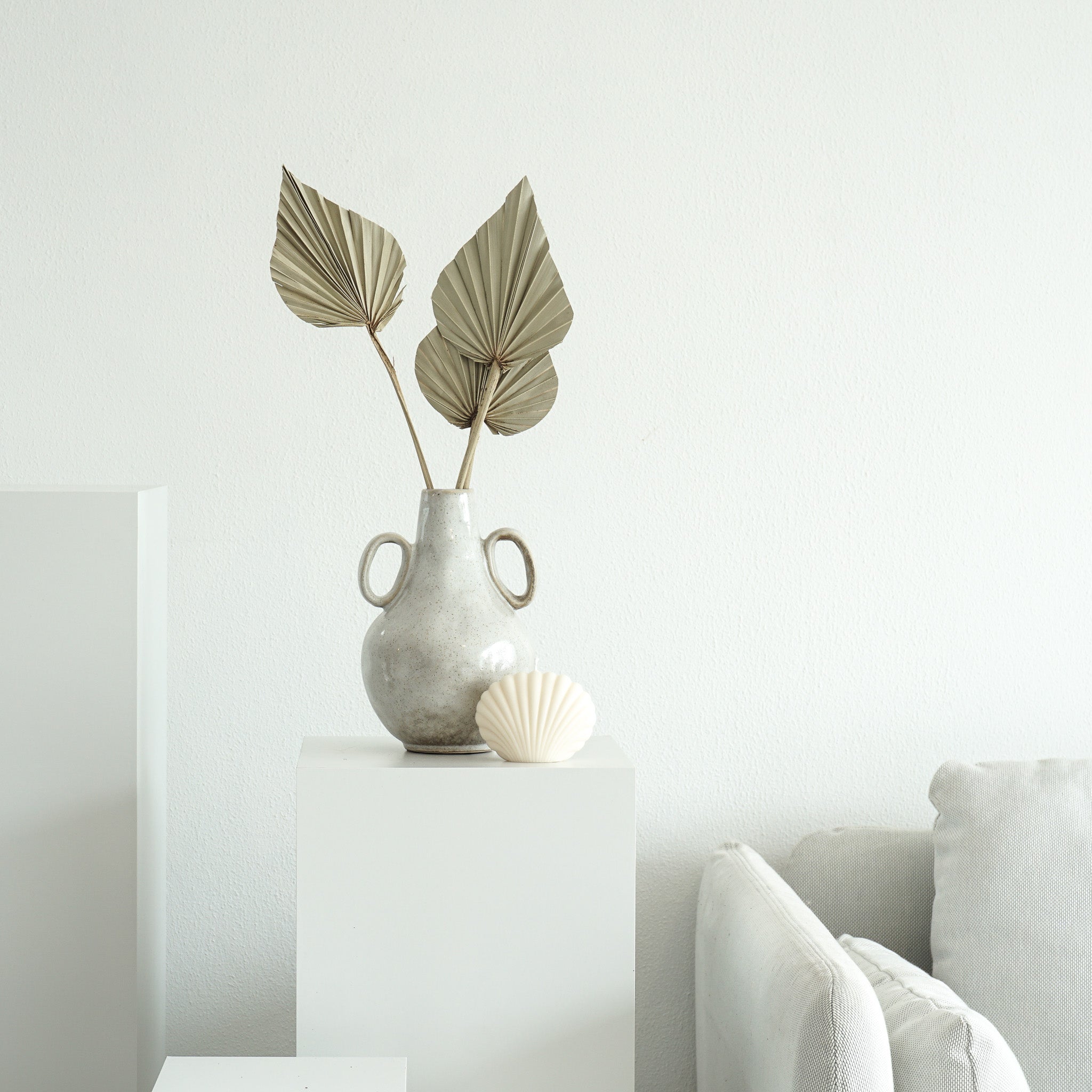 Getrocknete Palmspeere | 40cm | Trendprodukt - Farbe: grün 3x