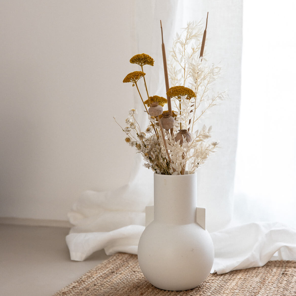 Sonnige Wildblumenpracht - Trockenblumenstrauß voller Frühlingsfreude - Lykke&You GmbH
